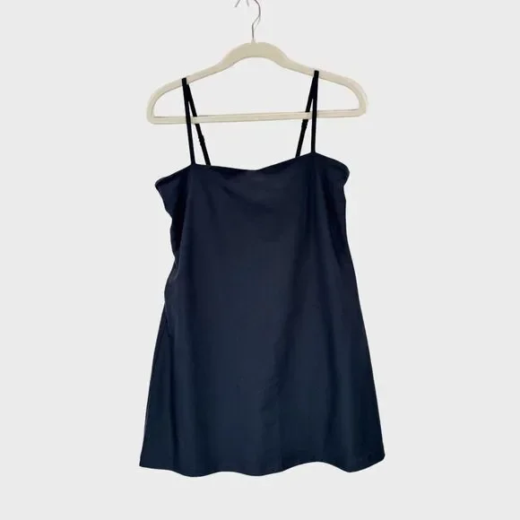 NEW YPB SculptLux Womens Dress Black Bandeau Mini Active Lined Stretch Large - Picture 2 of 12